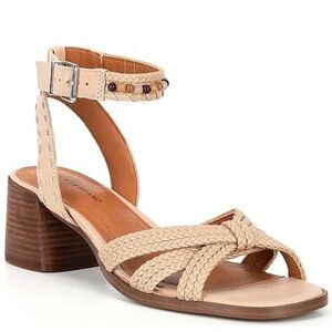 Lucky Brand Jathan Braided Leather Bead Detail Sandals feature: